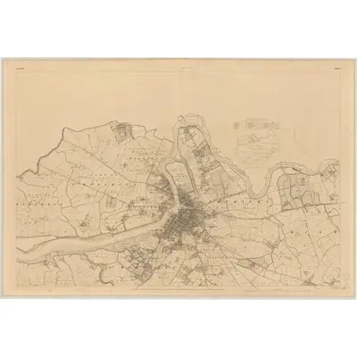 1841 Map of Limerick - Sheet 5, 1844 Print