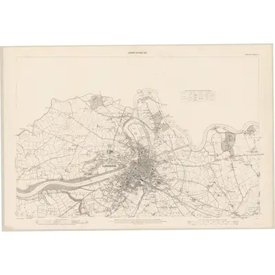 1900 Map of Limerick - Sheet 5, 1903 Print