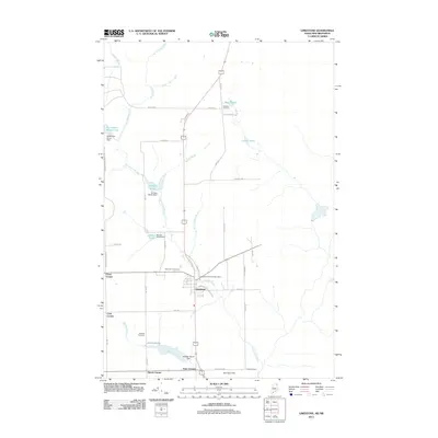 2011 Map of Limestone, 2011 Print
