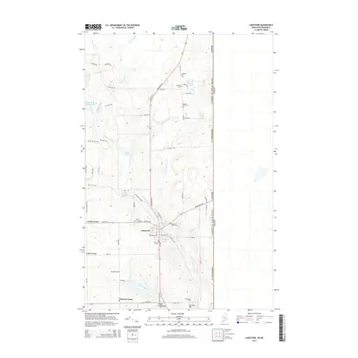 2014 Map of Limestone, 2014 Print
