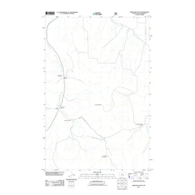 2011 Map of Limestone Butte, 2011 Print