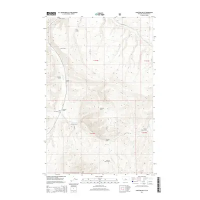 2014 Map of Limestone Butte, 2014 Print