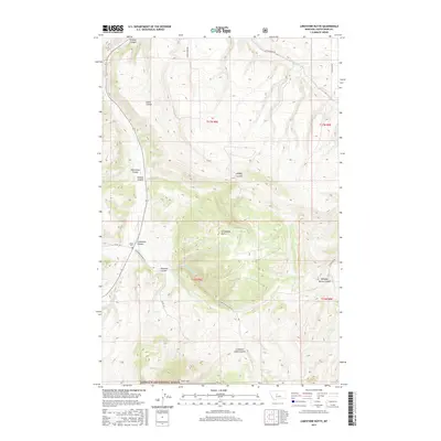 2017 Map of Limestone Butte, 2017 Print