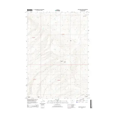 2014 Map of Limestone Canyon, 2014 Print