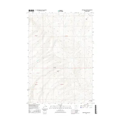 2017 Map of Limestone Canyon, 2017 Print