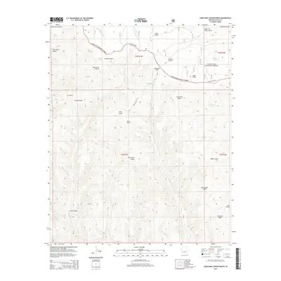 2014 Map of Limestone Canyon North, 2014 Print