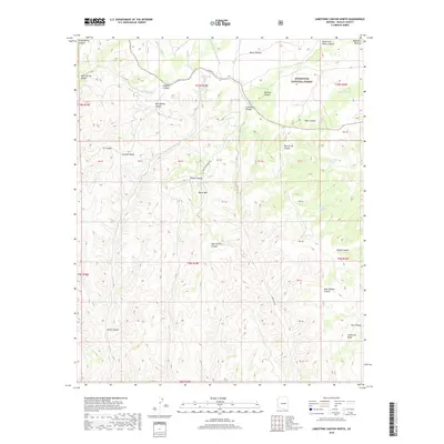 2018 Map of Limestone Canyon North, 2018 Print