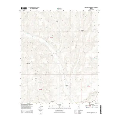 2014 Map of Limestone Canyon South, 2014 Print