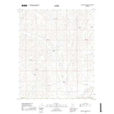 2018 Map of Limestone Canyon South, 2018 Print