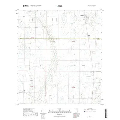 2018 Map of Limestone, 2018 Print