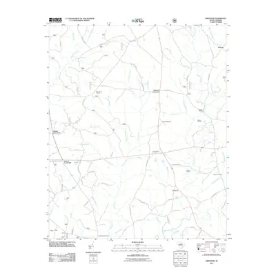 2011 Map of Limestone, 2011 Print