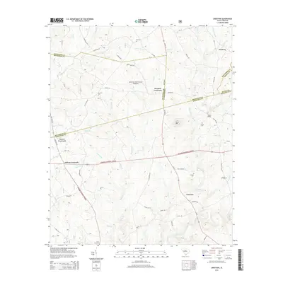 2014 Map of Limestone, 2014 Print