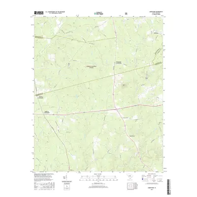 2017 Map of Limestone, 2017 Print