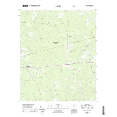 2020 Map of Limestone, 2020 Print