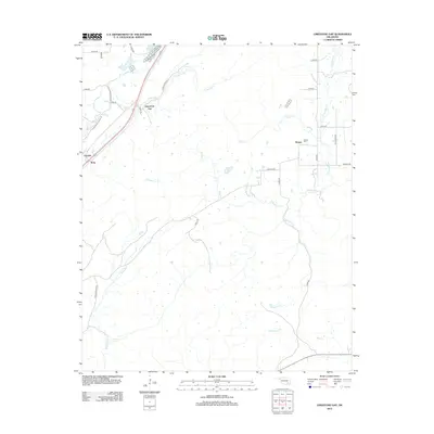 2013 Map of Limestone Gap, 2013 Print