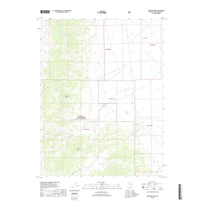 2018 Map of Limestone Peak, 2018 Print