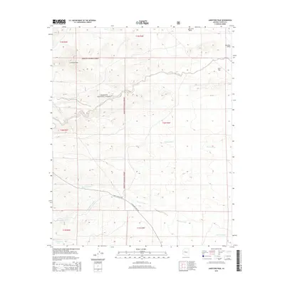2014 Map of Limestone Peak, 2014 Print