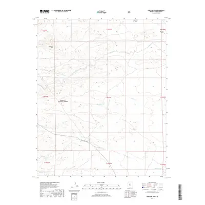 2018 Map of Limestone Peak, 2018 Print