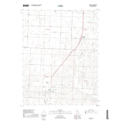 2017 Map of Lincoln, 2017 Print