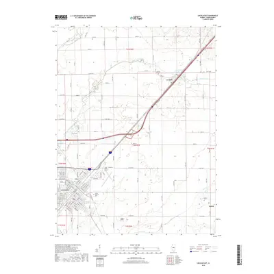 2018 Map of Lincoln East, 2018 Print
