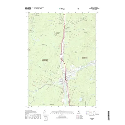 2018 Map of Lincoln, 2018 Print