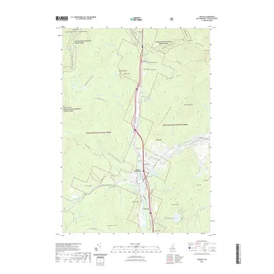 2021 Map of Lincoln, 2021 Print
