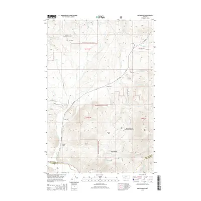 2014 Map of Lincoln Gulch, 2014 Print