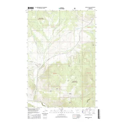 2017 Map of Lincoln Gulch, 2017 Print