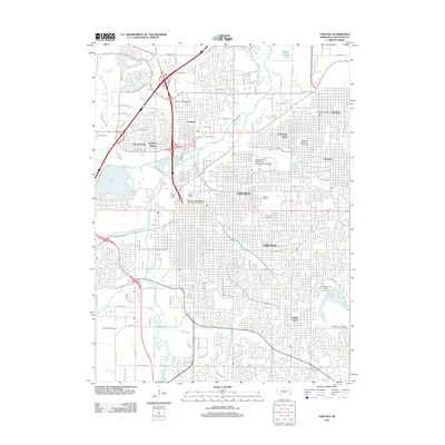 2011 Map of Lincoln, 2011 Print