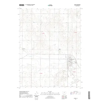 2018 Map of Lincoln, 2018 Print