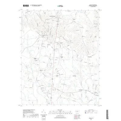 2019 Map of Lincoln, 2019 Print
