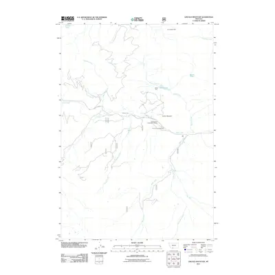 2011 Map of Lincoln Mountain, 2011 Print