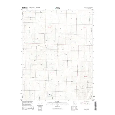 2014 Map of Lincoln NW, 2014 Print