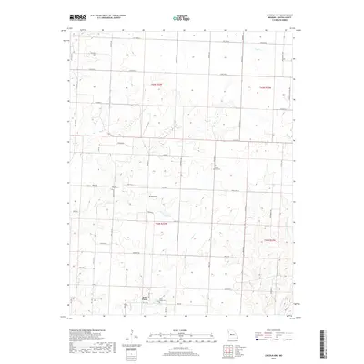 2017 Map of Lincoln NW, 2017 Print