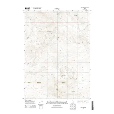 2013 Map of Lincoln Peak, 2013 Print