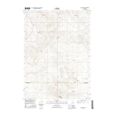 2017 Map of Lincoln Peak, 2017 Print