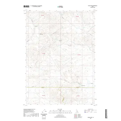 2020 Map of Lincoln Peak, 2020 Print