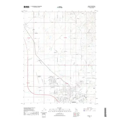2018 Map of Lincoln, 2018 Print