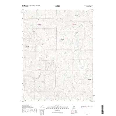 2018 Map of Lincoln Ridge, 2018 Print