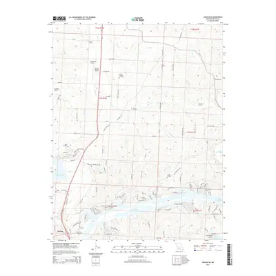 2014 Map of Lincoln SE, 2014 Print