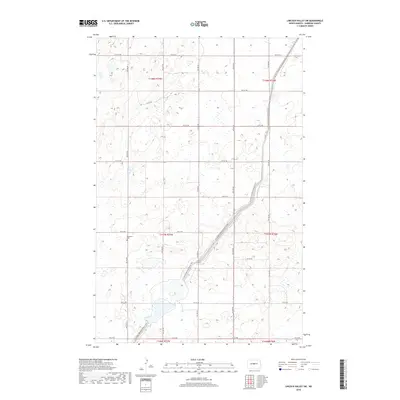 2018 Map of Lincoln Valley SW, 2018 Print