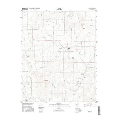 2017 Map of Lincoln, 2017 Print