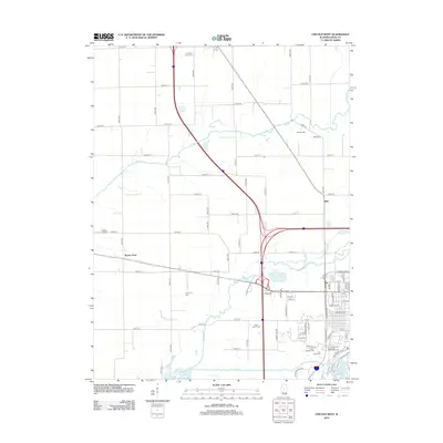 2012 Map of Lincoln West, 2012 Print
