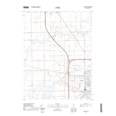 2021 Map of Lincoln West, 2021 Print