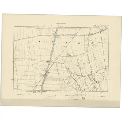 1887 Map of Lincolnshire C.NE