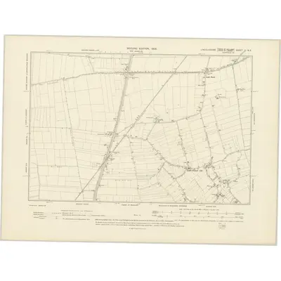 1904 Map of Lincolnshire C.NE, 1906 Print