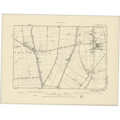 1887 Map of Lincolnshire C.SW