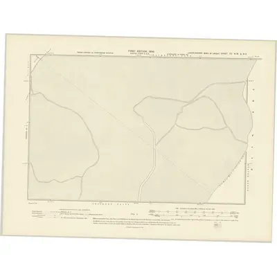 1904 Map of Lincolnshire CII.NW & CII.NE, 1906 Print