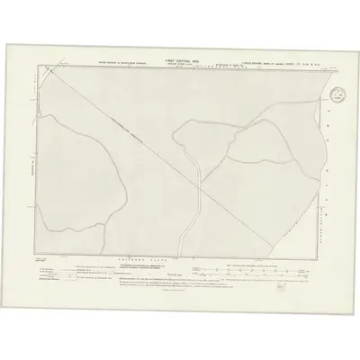 1904 Map of Lincolnshire CII.NW & NE, 1936 Print