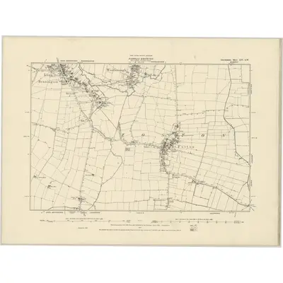 1887 Map of Lincolnshire CIV.SW